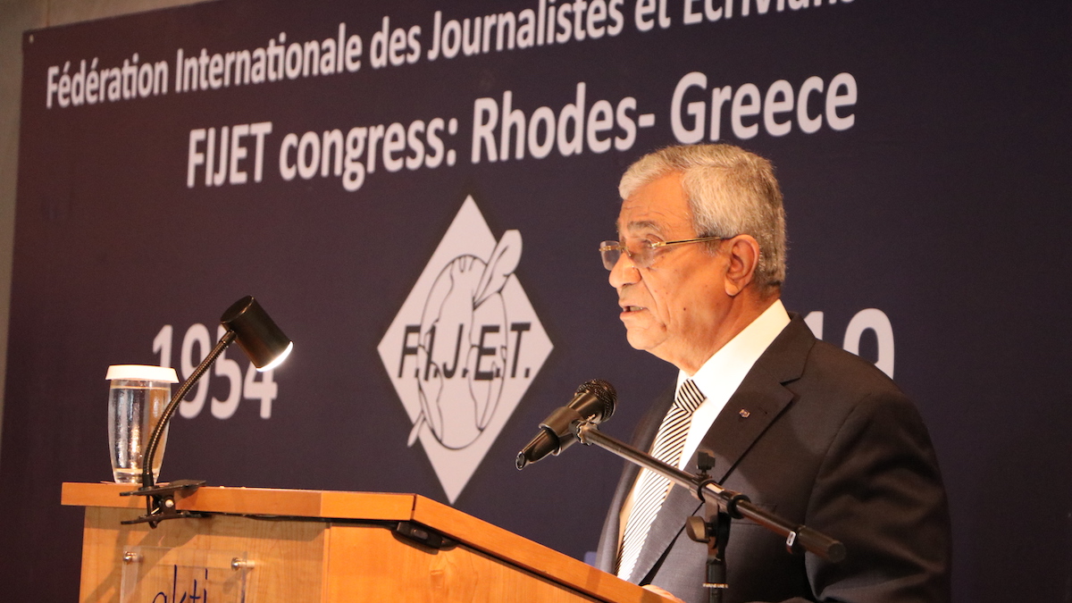 Tijani Haddad, președintele FIJEt World. FOTO Adrian Boioglu
